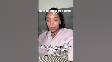 THIS is how you know you have HIV!! #skincareroutine #nunu #std #couple
