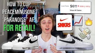 HOW TO COP Nike Air Force 1 Low G Dragon X Peaceminusone \\