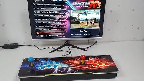 GWALSNTH 3D Pandora box arcade games console. 8000 games installed with wifi function