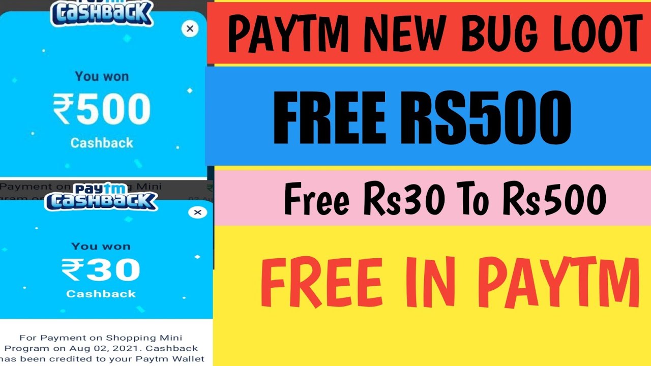 {Expired**}Paytm Free 500Rs Cashback Free|Free Paytm Cash|Paytm New Trick|Paytm New Offer Today