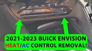 Comment Retirer Les Commandes De Chauffagede Climatisationde Climatisation Du Buick Envision 20...