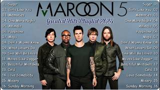 Maroon 5 Greatest Hits Playlist 2025   Best of Maroon 5 Songs