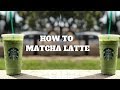 HOW TO: ICED MATCHA GREEN TEA LATTE