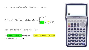 Calcul du n-ième terme d