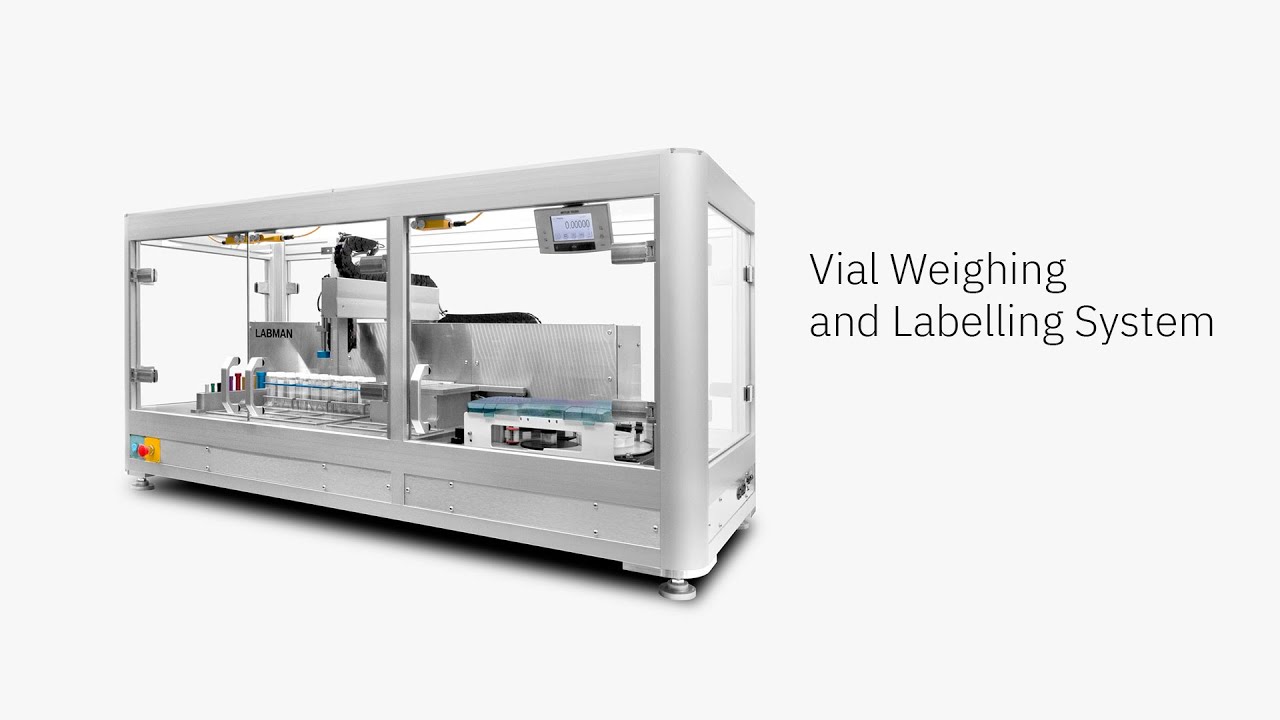Vial Weighing and Labelling System Video YouTube