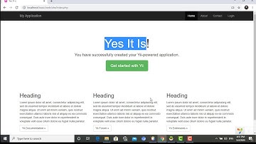 3.) Yii2 lesson in Sinhala