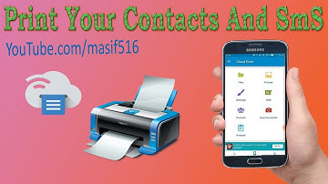 How to Print Contacts and SmS from Android Phone | Google Cloud Print App Review (Part-2)