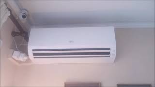 Fujitsu ASYG24KLCA indoor unit noise test cooling mode