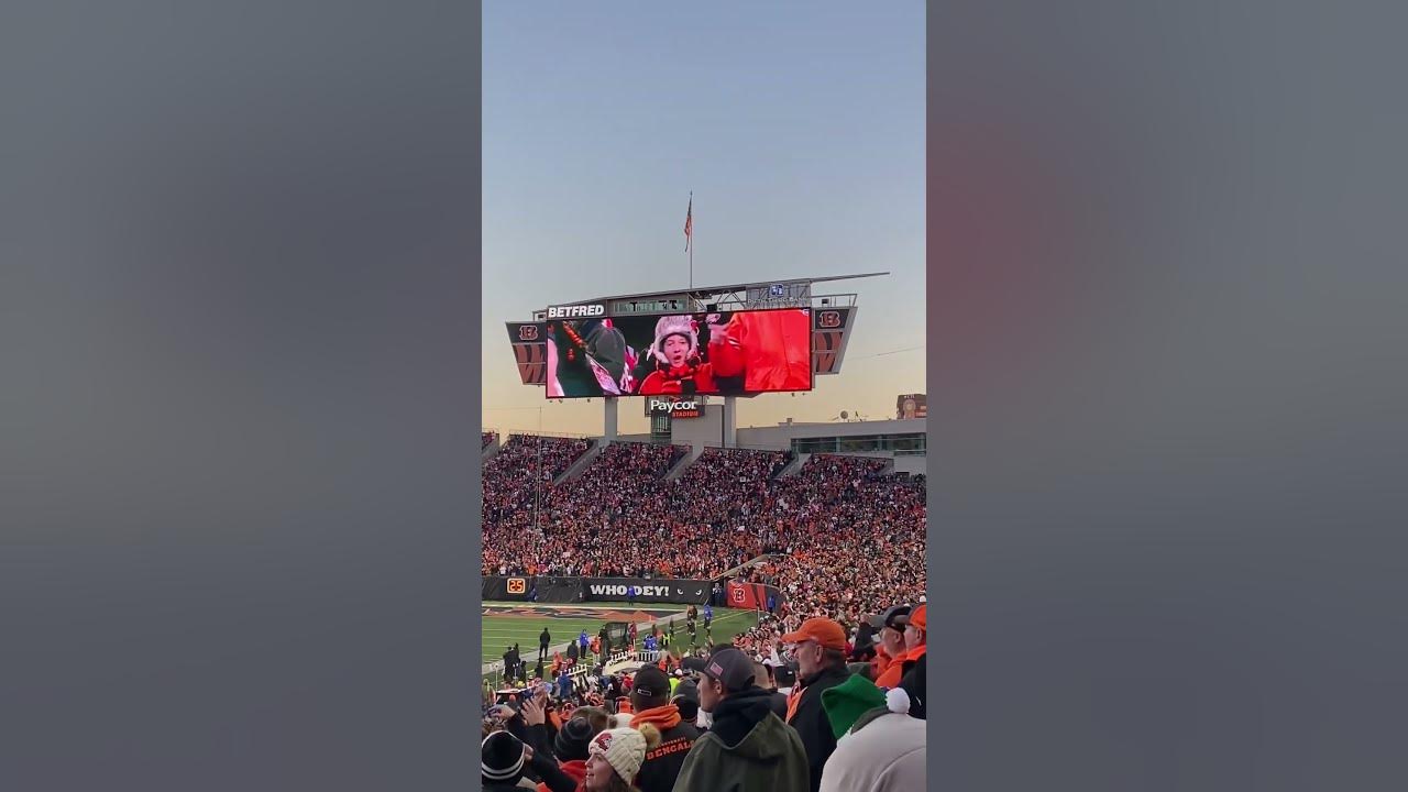 Bengals Growl Chant @KansasCityChiefs at @Bengals @NFL Week 13 2022