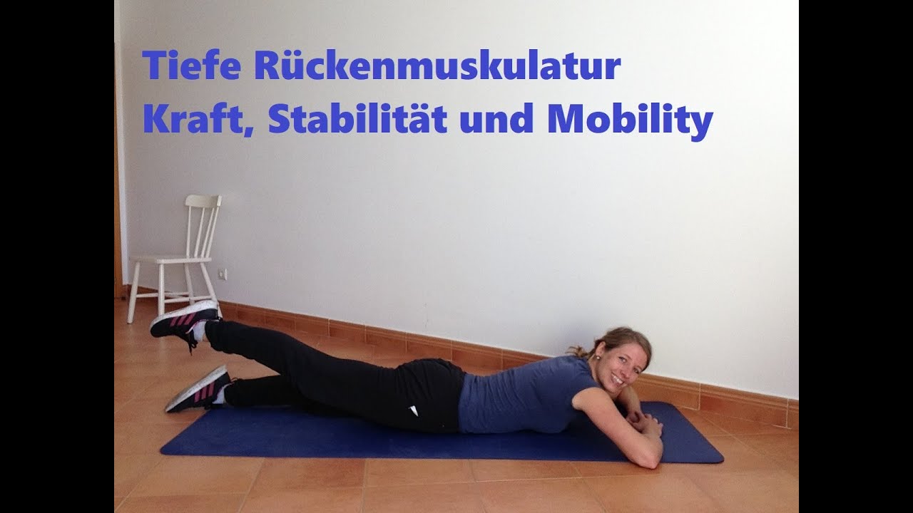 Rückenübungen - tiefe Rückenmuskulatur - Kraft, Stabilität und ...