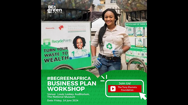 #BeGreenAfrica Business Plan Masterclass-