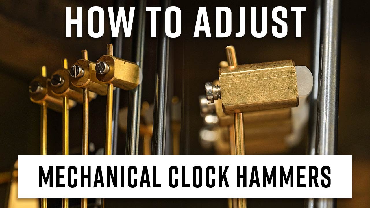 How To adjust your Mechanical Clock chime hammers - (BEGINNER LEVEL)