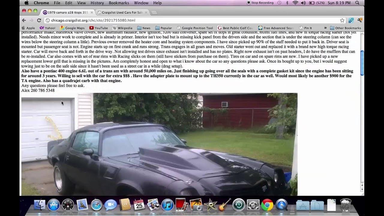 Chicago Craigslist Illinois Used Cars Online Help for Trucks and Vans
