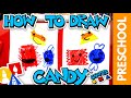 How To Draw Candy Using Shapes - Preschool