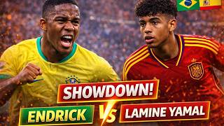 The Day Endrick showed Lamine yamal who is the boss | Lamine Yamal will never forget Endrick's