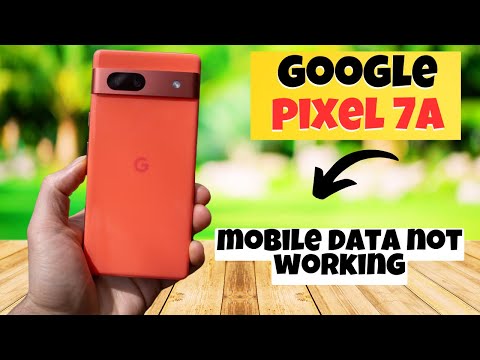 GOOGLE PIXEL 7A mobile data not working || How to solve mobile data problems || Mobile data problem