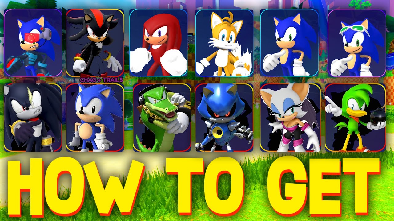 Sonic Speed Simulator All Characters