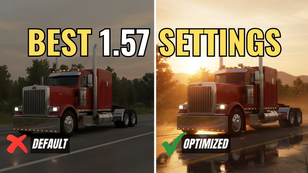 ATS 1.57 Recommended Graphic Settings: Optimization Guide (Mr. BadMae)