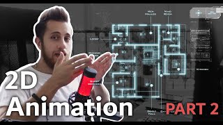 ⚠️STUNNING 2D Animation Architecture Using Photoshop and Premiere Pro | Part 2