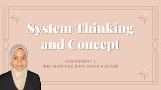 Software system (Assignment 1 System Thinking)