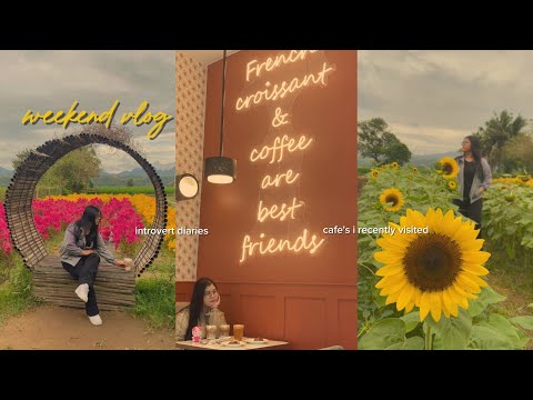 𖤓 aesthetic vlog, cafe's i recently visited, introvert diaries ☾, cafe's in Metro, silent vlog