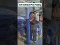 Safe Volleyball Post Padding #volleyballteam #volleyballpost #volleyballequipment #volleyballworld