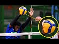 Hardest hit in volleyball  miguel ngel lpez  monster of the vertical jump  370 cm spike