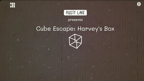 Rusty Lake : Cube Escape Collection [HARVEY