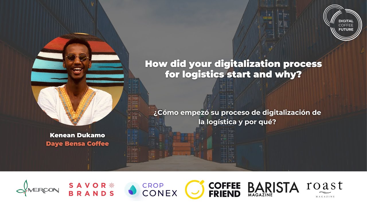 How did Daye Bensa Coffee digitalization process for logistics start and why?