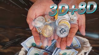 3D+8D music to attract WEALTH. Binaural Beats for MONEY and SUCCESS. Meditation on money
