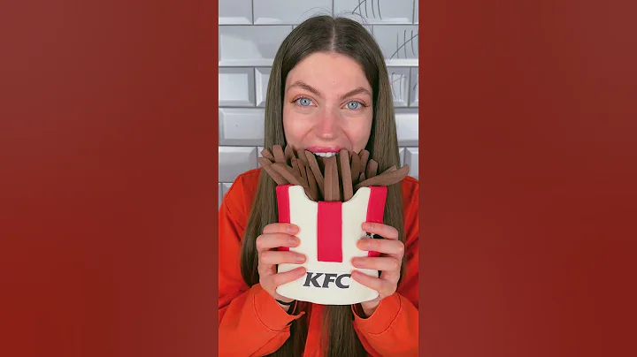 Chocolate 🍟 VS Real Food Challenge #shorts