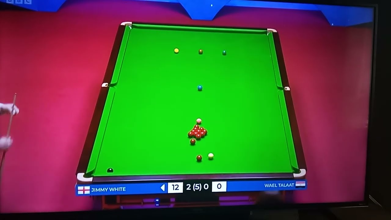 World Senior Snooker Championship Jimmy White ignores the safety and pots a crazy black r/snooker