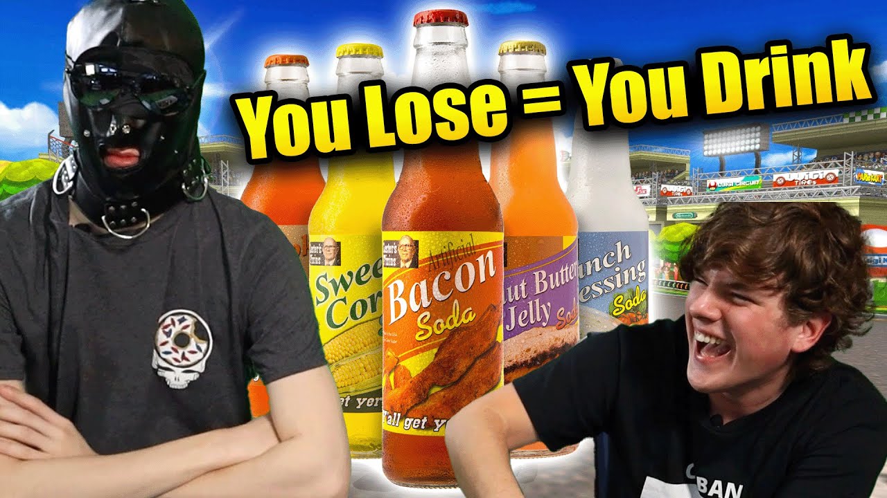 Mario Kart DISGUSTING Soda Challenge