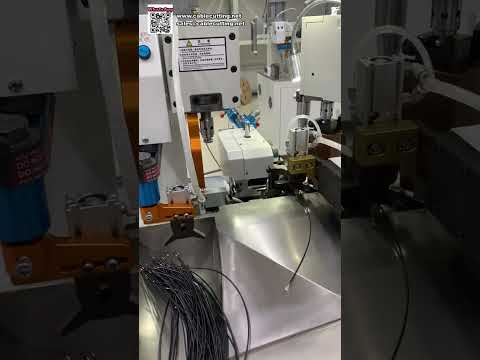 Double Head Automatic Terminal Crimping Machine Synchronous Operation High Precision