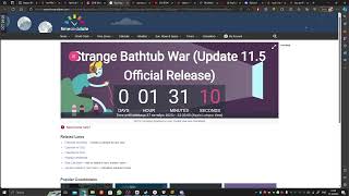 REALESE DATA STRANGE BATHUB WAR 11.5
