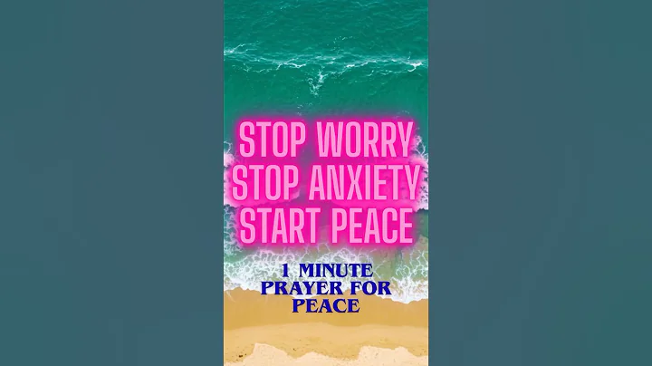 STOP Anxiety, Depression, Fear & Sadness | 1-Minute Powerful Prayer #prayer