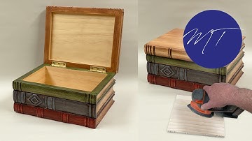 Het maken van de boekenstapeldoos | Michael Tylers GRATIS CNC-project van de maand | Vectric