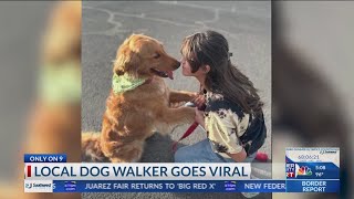 Local dog walker goes viral