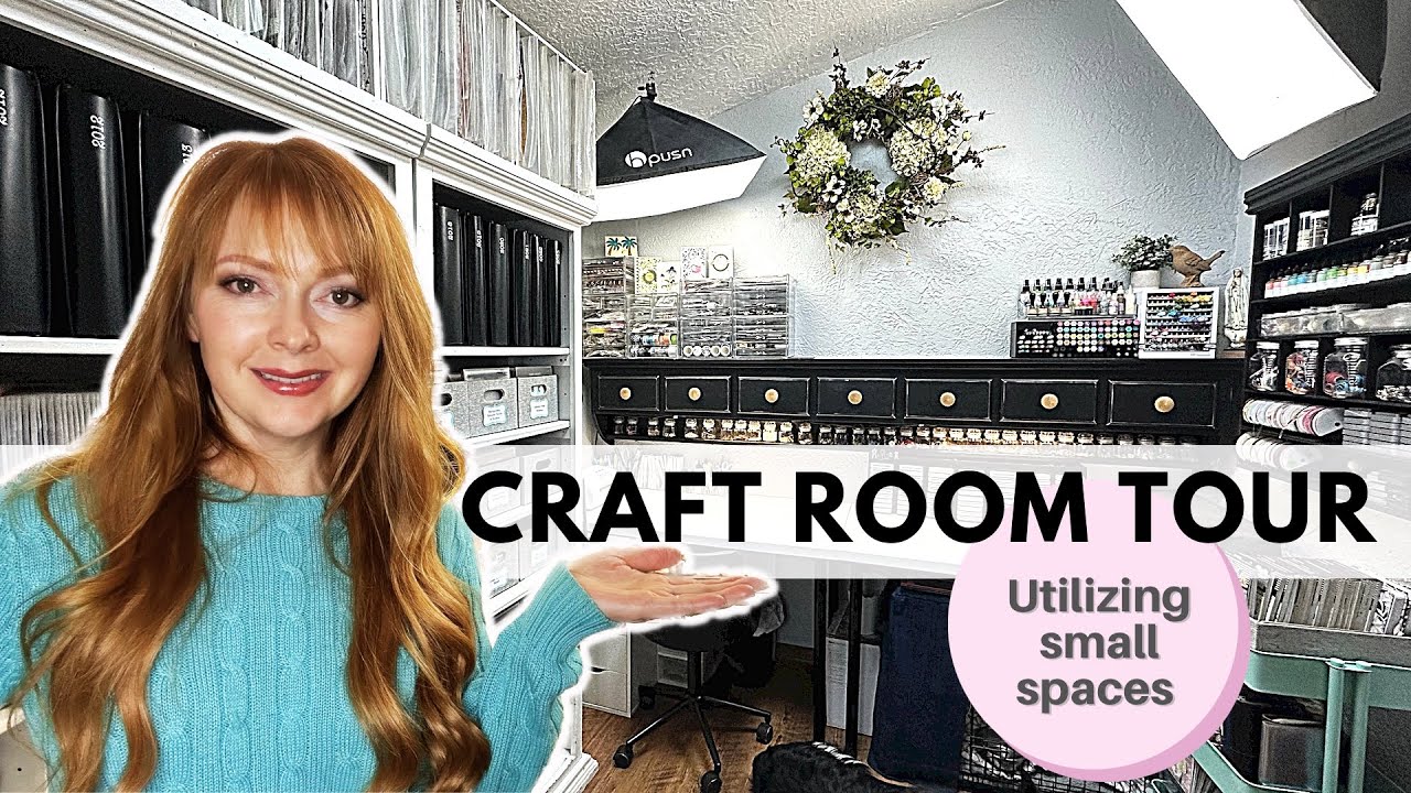 Craft Room Tour / Utilizing Small Spaces 