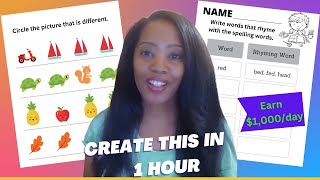 How to Create a CHILDREN'S ACTIVITY book in Canva (Step by Step for Beginners). #childrensbooks