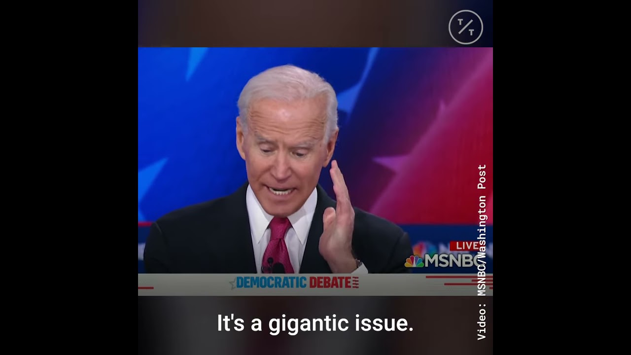 Biden Says Keep Punching At Violent Male Culture In America During 5th Democratic Debate