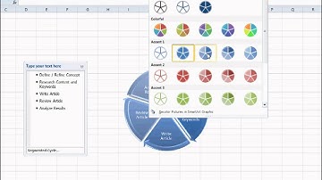 Create a diagram in Excel 2010 using Smart Art