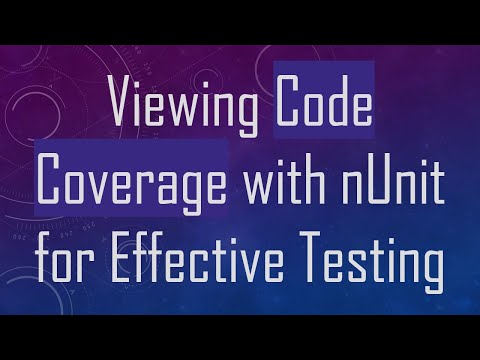 Viewing Code Coverage with nUnit for Effective Testing