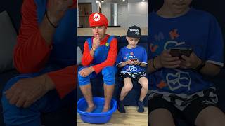 Which one is smarter 😂 Super Mario #funny #tiktok #shorts #comedy