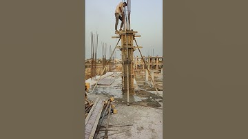 amazing trick for column casting work | column ki casting kaise kre #ytshorts #column #concrete