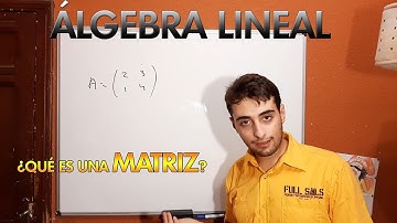 ÁLGEBRA LINEAL: DEFINICIÓN DE MATRIZ Y RELACIÓN CON  LOS VECTORES