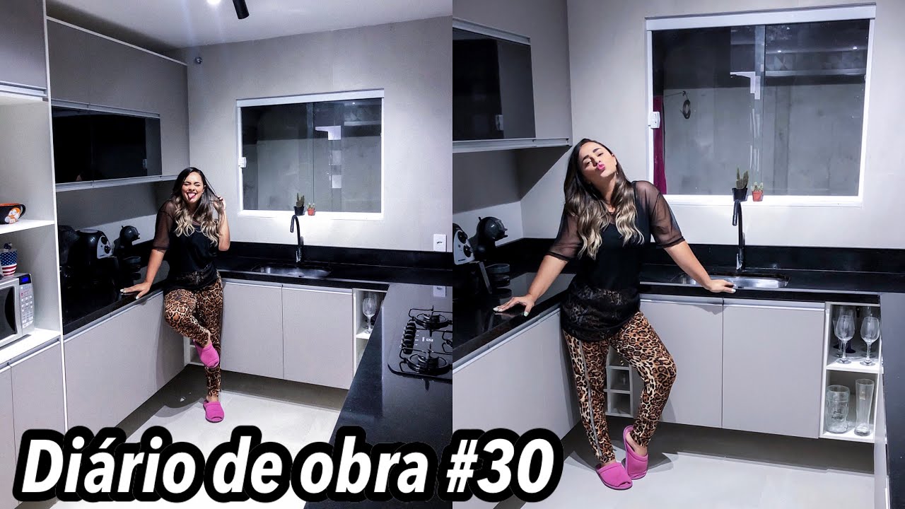 DIÁRIO DE OBRA #30l COLOCAÇÃO DA JANELA DA COZINHA, EMBOÇO EXTERNO ...