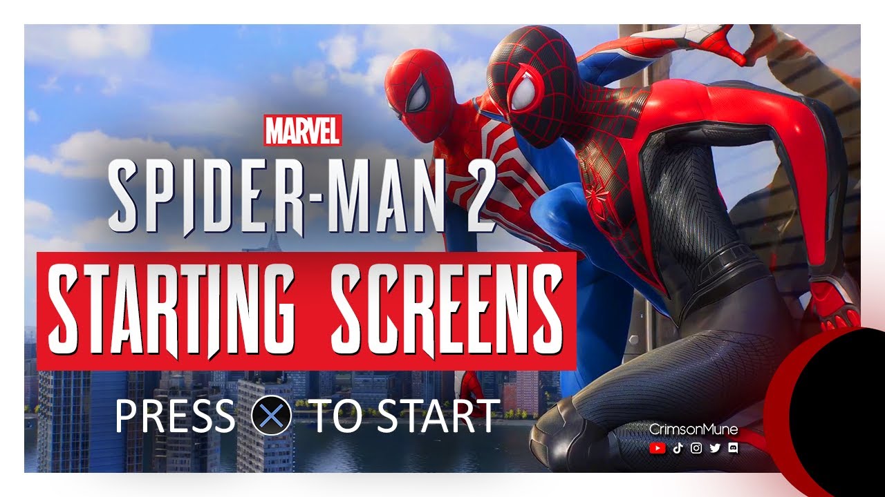 ALL Spider-Man 2 Starting Screens - YouTube
