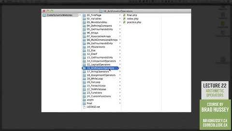 Arithmetic Operators