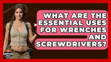 What Are The Essential Uses For Wrenches And Screwdrivers? - Survival Skills for Everyone